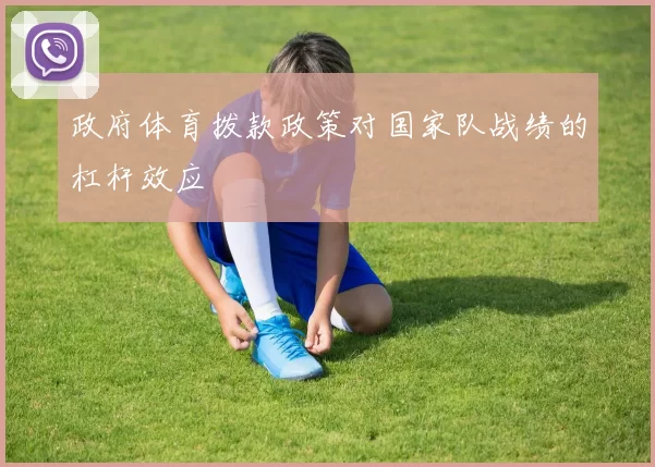 政府体育拨款政策对国家队战绩的杠杆效应